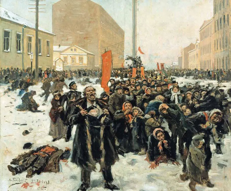 Кровавое воскресенье 9 января 1905 года Художник В Маковский 1905 г В - фото 23