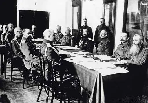 На военном совете в Ставке Верховного главнокомандующего 1 апреля 1916 г План - фото 35