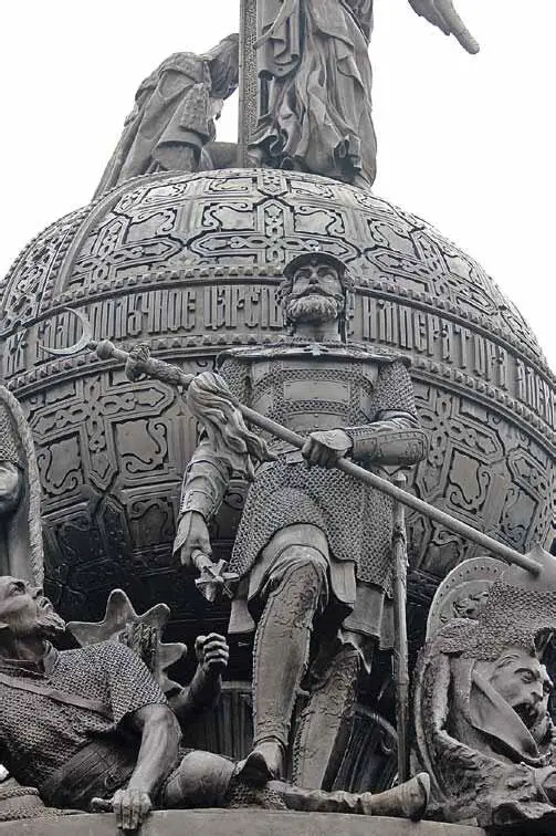 Дмитрий Донской на памятнике 1000летие России Великий Новгород 21 ноября - фото 25
