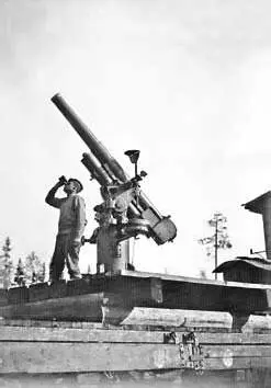 Армия Колчака Противовоздушное орудие Сибирь 1919 г В дальнейшем Минная - фото 33