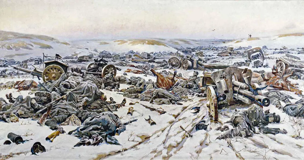 КорсуньЧеркасская битва Художник П Кривоногов 17 апреля 1944 г его - фото 24