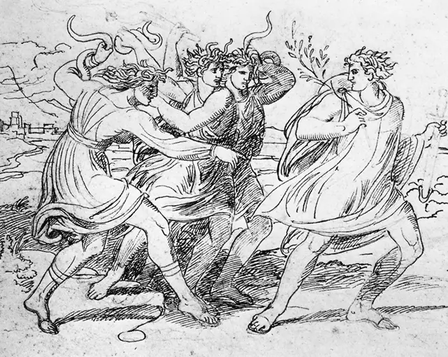 Эринии преследуют Ореста Иллюстрация ИА Коха 1805 г Наконец решила - фото 182