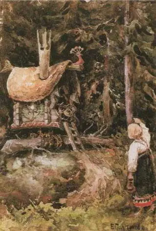 Иллюстрация к сказке Избушка на курьих ножках 18861889 Государственный - фото 46