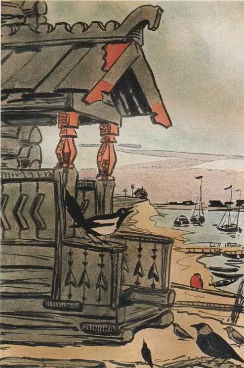 Иллюстрация к прибаутке Сорокаворона 1890е Государственный Русский музей - фото 5