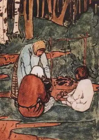 Иллюстрация к сказке СынкоФилиппко 1890е Государственный Русский музей - фото 52