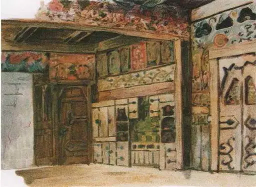 Эскиз к проекту Русская столовая 18971898 Частное собрание Летом 1897 года - фото 85