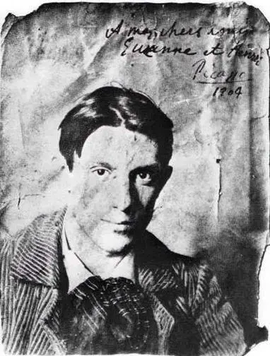 От голубого к синтетическому Внизу справа помещена фотография Пикассо 1904 - фото 48