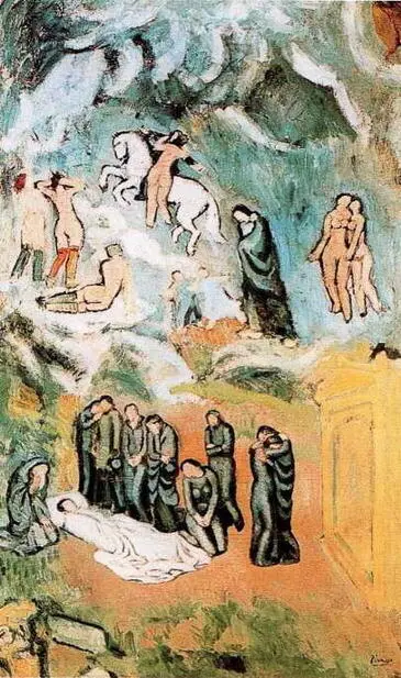 Прощание Внизу другой рисунок связанный со смертью друга Воскресение - фото 54