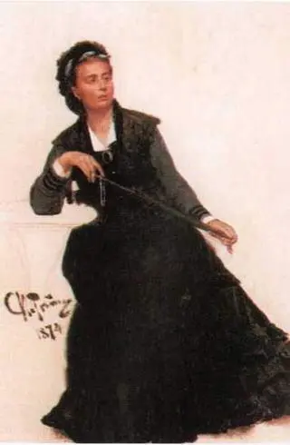 Дама играющая зонтиком 1874 Эскиз для картины Парижское кафе - фото 10