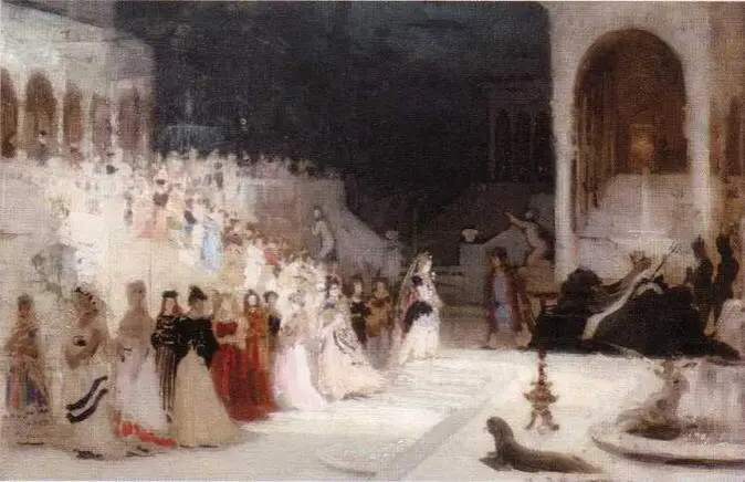 Сцена из балета 1874 Государственная Третьяковская галерея Москва Садко - фото 13