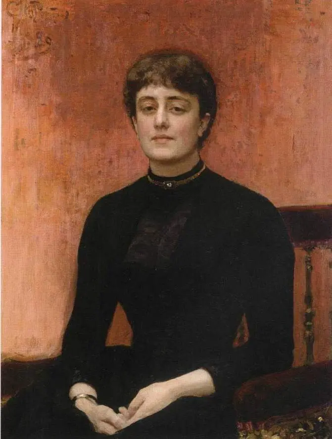 Портрет Елизаветы Николаевны Званцевой 1889 Музей Атенеум Хельсинки - фото 36