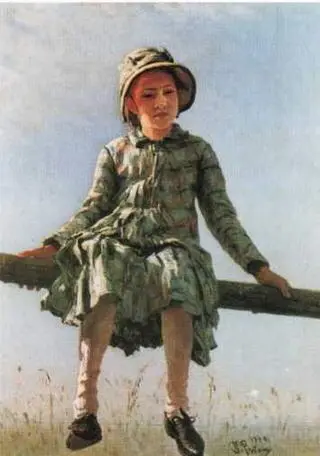 Стрекоза Портрет Веры Репиной дочери художника 1884 Государственная - фото 39