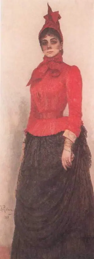 Портрет баронессы Варвары Ивановны Икскуль фон Гильденбандт 1889 - фото 47