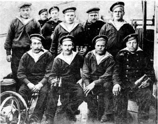 Моряки с Забияки 1895 г 17 июня 1894 г 4 июня вернулся из крейсерства - фото 119