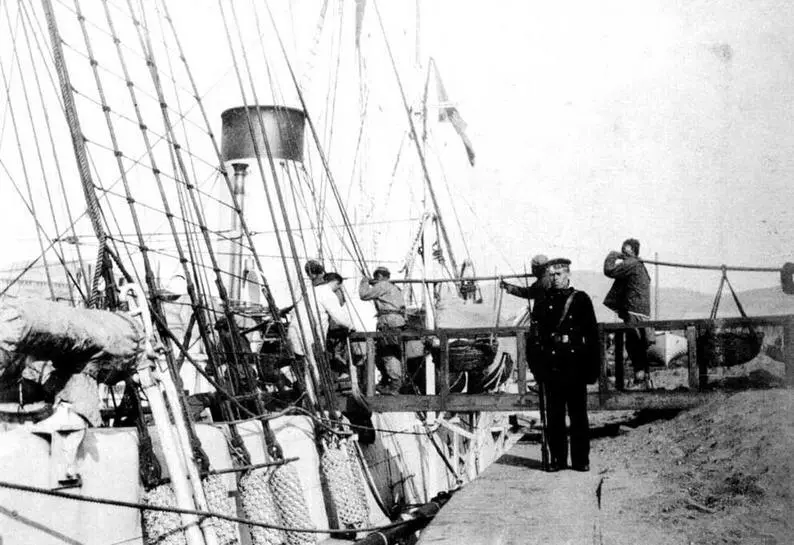 Забияка в ПортАртуре 1902 г В доке ПортАртур 1902 г - фото 73