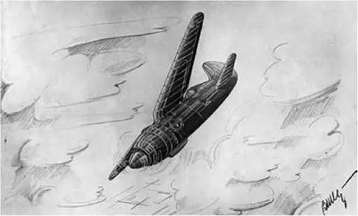 Рисунок истребителя ИС2 в варианте моноплана Июнь 1940 г ИС2 был - фото 355