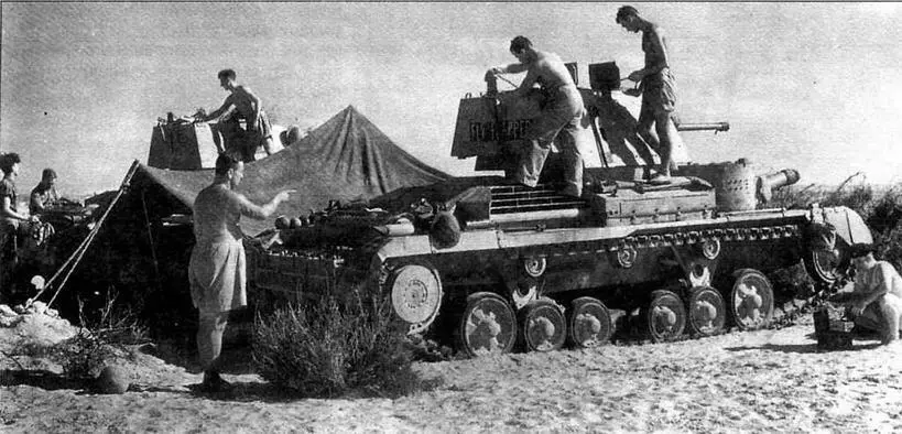 Два крейсерских танка Mk I в ливийской пустыне Июль 1940 года Доставленные - фото 26