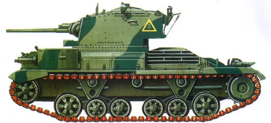 Крейсерские танки Mk I и Mk III Обе машины входили к состав 3го - фото 54