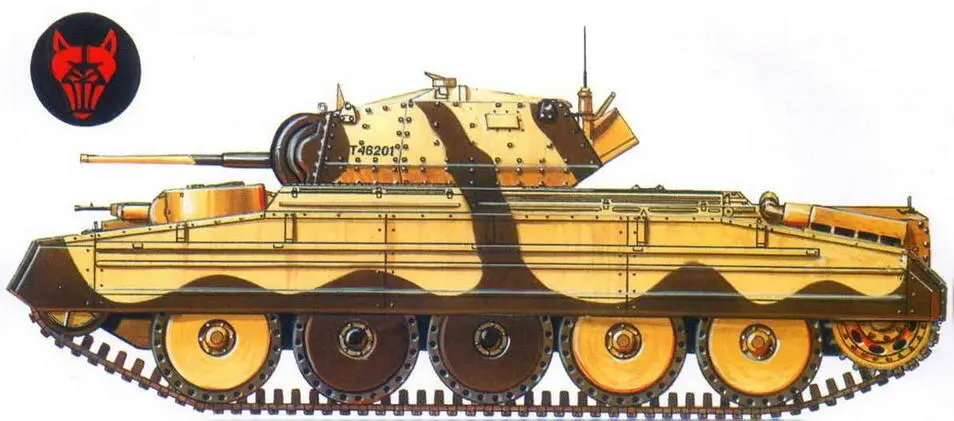 Крейсерский танк Mk VI Крусейдер I 3й Королевский танковый полк 8я - фото 58