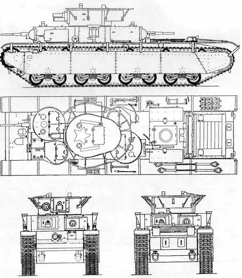 Т35 Т35 обр 1939 г Первые серийные машины Т35 поступили в 5й тяжелый - фото 109