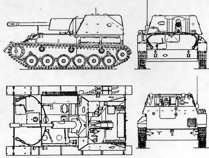 СУ76М Первая партия САУ СУ76 25 единиц была изготовлена к 1 января 1943 - фото 131