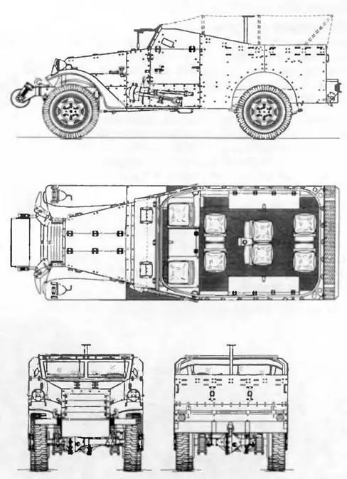 M3A1 Разведывательное подразделение Красной Армии на бронетранспортерах - фото 187