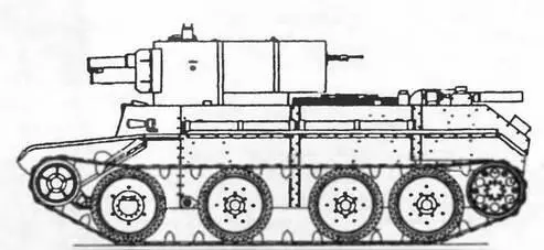 БТ7А БТ7 обр 1937 г Легкий колесногусеничный танк БТ7 обр 1937 г - фото 38