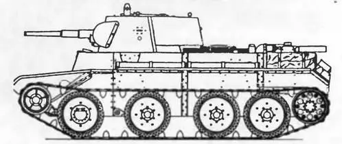 БТ7 обр 1937 г Легкий колесногусеничный танк БТ7 обр 1937 г - фото 39