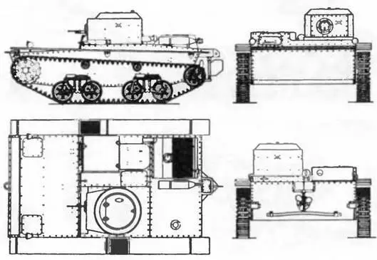 Т38 с башней и корпусом Подольского завода Т38 с башней Ижорского завода - фото 47