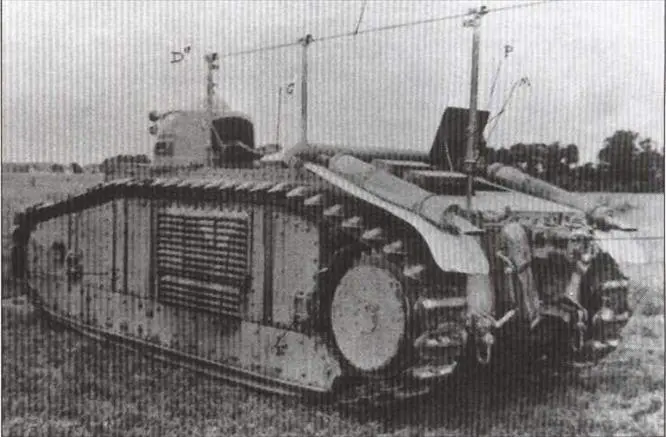 Опытный образец танка Ns 101 Хорошо видна антенна с тремя опорами Май 1929 - фото 11
