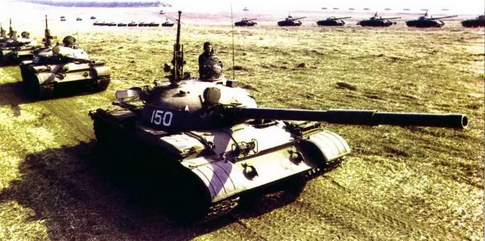 Танки Т62 на марше Учения Щит82 1982 г Танк Т62М в экспозиции боевой - фото 57
