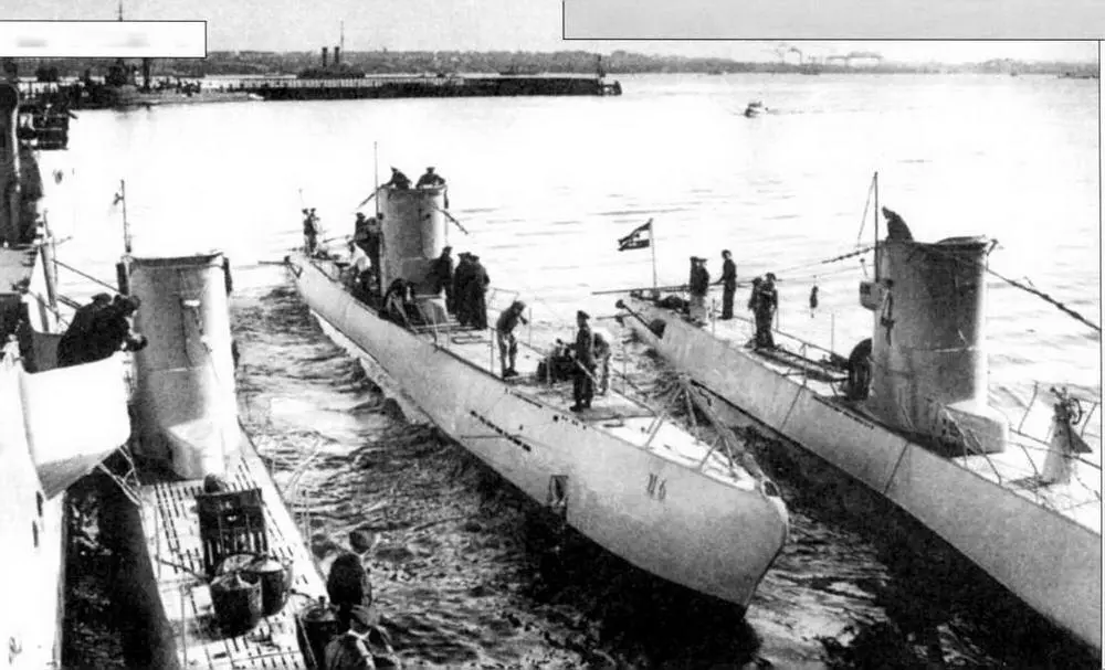 Подводные лодки типа II в Киле начало 1935 г Первая мировая война вывела - фото 83