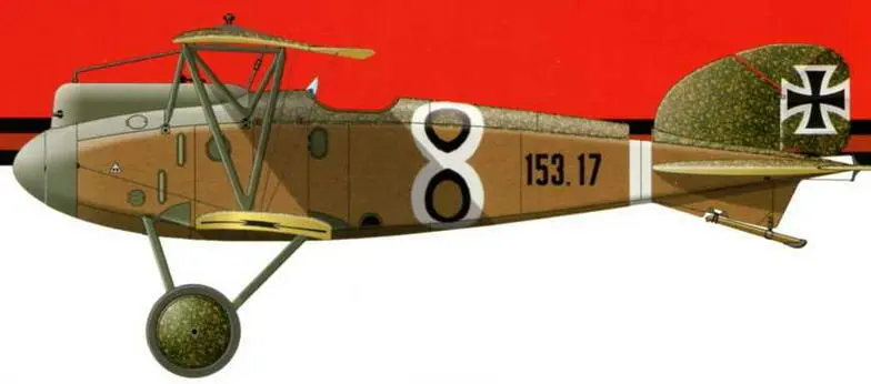 Альбатрос DIII 15317 Flik 55J декабрь 1917 г Альбатрос DIII - фото 38