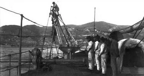 Работа с якорями на Фудре Рейд Вильфранша 1914 г СИЛОВАЯ УСТАНОВКА - фото 86