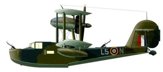 Уолрэс Mk II из 711й эскадрильи FAA весна 1941 г Уолрэс MkII с - фото 62