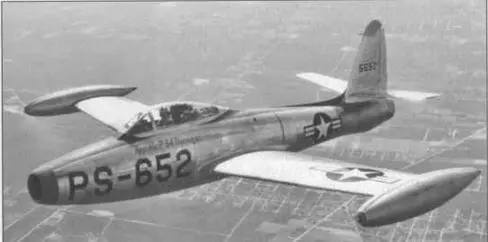 Истребитель F84B Тандерджет Высотноскоростные характеристики - фото 47