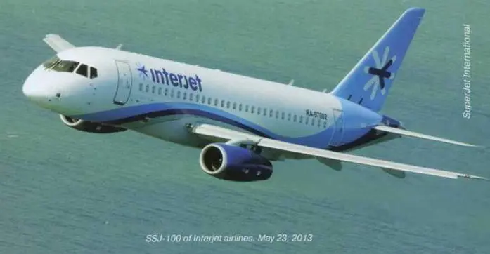 Самолет SSJ100 авиакомпании Interjet 23 мая 2013 г И все же выявленные - фото 88