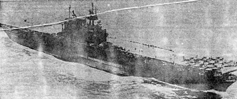 Enterprise полным ходом во время рейда к Палау март 1944г Ночные - фото 82