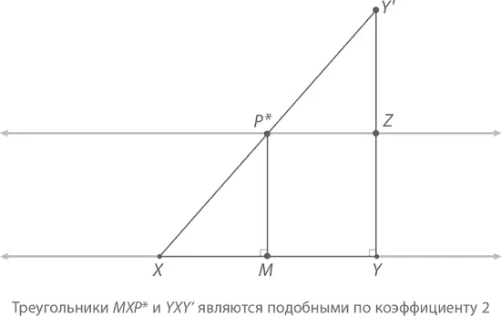 Обозначим точку находящуюся прямо под точкой P буквой M Отрезок PM при - фото 289