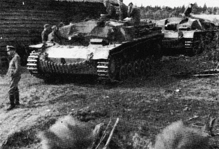 Штурмовые орудия близ Демянска А вот воспоминания молодого водителя Герберта - фото 39