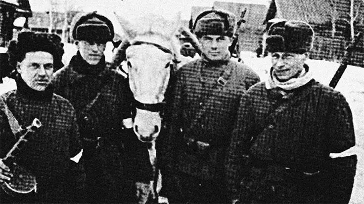 Морозы заставили Это не русские партизаны это эсэсовцы дивизии Мертвая - фото 46