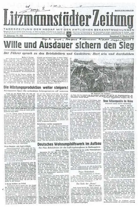 Сообщение в немецкой газете о потоплении трех кораблей ЧФ 6 октября 1943 г - фото 31