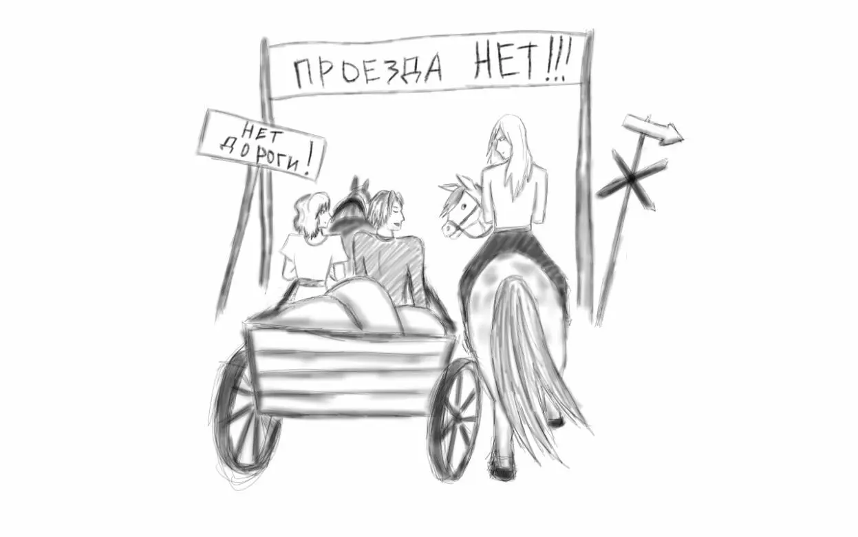 А пустяк махнул рукой инспектор и крестом помечено и перегорожено - фото 14