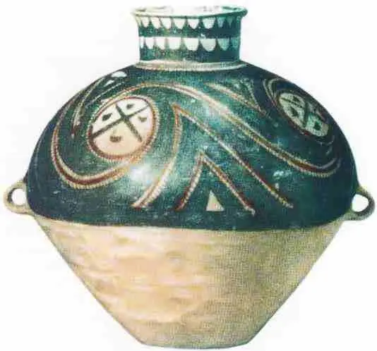 Сосуд культуры Яншао Ланьчжоу IVIII тыс до н э Ритуальный сосуд - фото 142