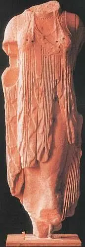 Фигура коры Остров Делос Около 500 г до н э Головы кор Афинский - фото 189