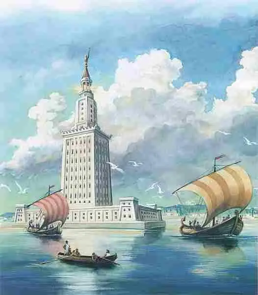 Маяк на острове Фарос у входа в гавань города Александрия III в до н э - фото 220