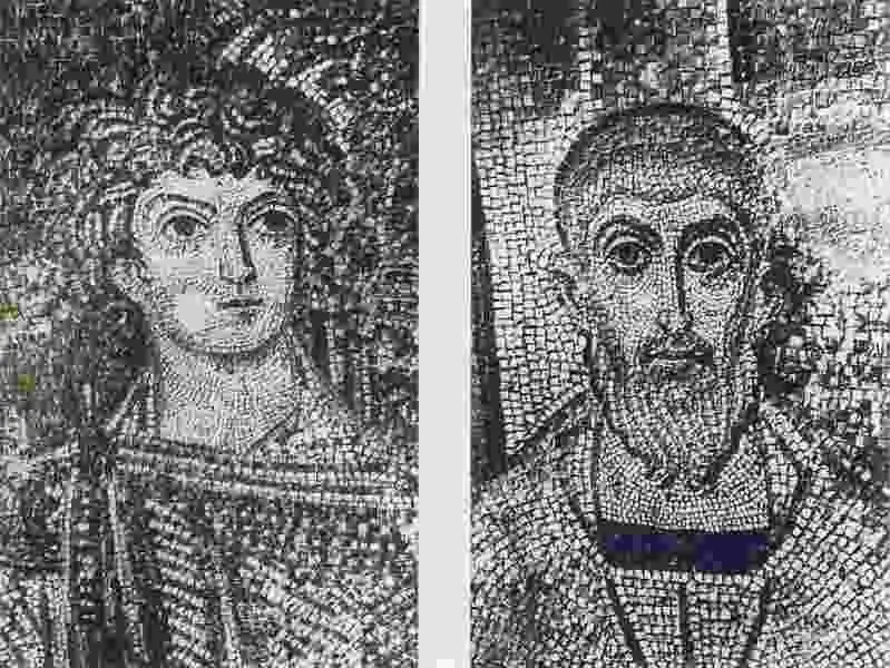 Мученики Фрагменты мозаики Церковь Святого Георгия Салоники Греция IV в - фото 281