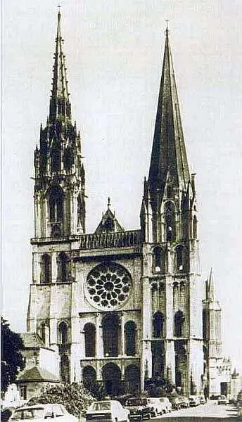 Собор в Шартре Западный фасад 11941260 гг Одним из интереснейших и - фото 398