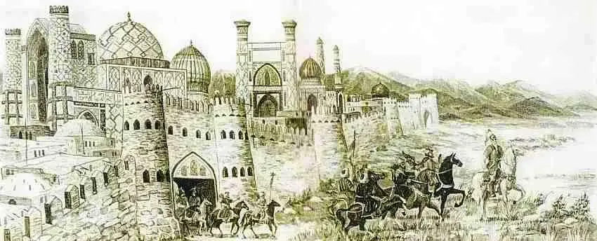Соколиная охота Самарканд Арабский миниатюрист Миниатюра В историю - фото 472