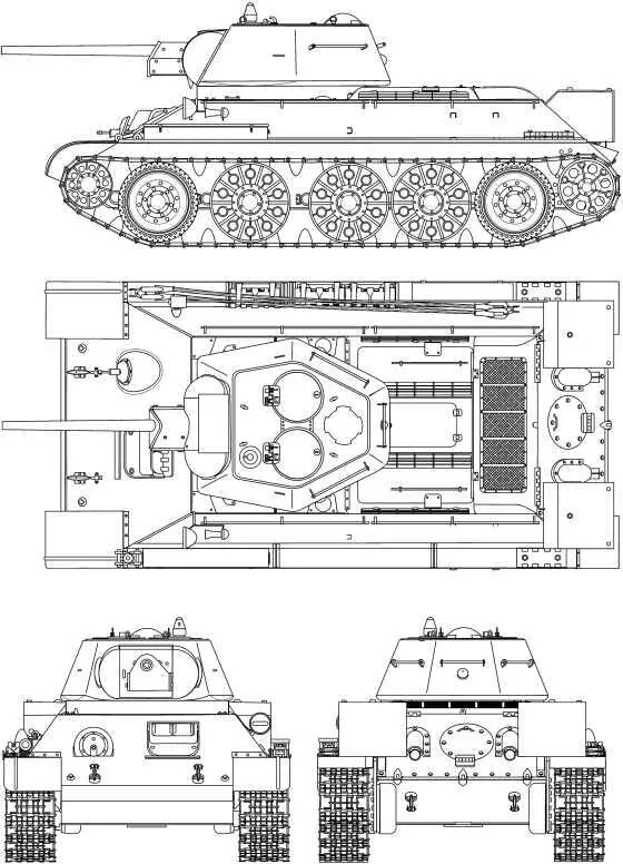 Т34 с улучшенной башней выпуска 1942 года завод 183 Ожесточенные бои в - фото 74